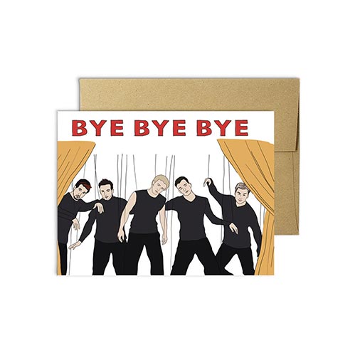 Bye Bye Bye - Fun Farewell Cards
