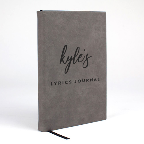 Lyrics Journal for Musicians - audiophile gifts