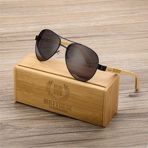 Personalized Sunglasses & Case