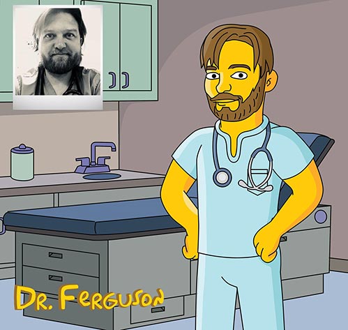 Cartoon Portraits of Doctors