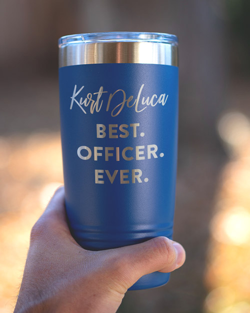 Law Enforcement Engraved Yeti, Police Officer Gift, Custom Engraved Yeti  Tumbler, Deputy Coffee Mug, Police Appreciation, Thin Blue Line 