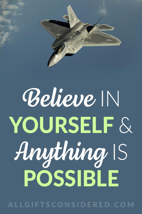 Positive Letters for Basic Training - Believe in Yourself