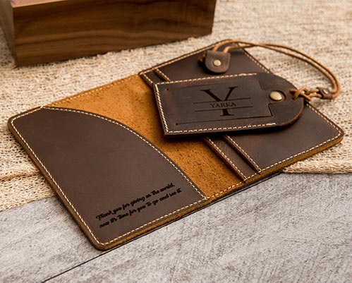 Engraved Passport Holder: Best Retirement Party Gift Ideas