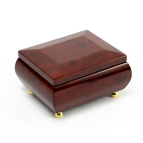 Wood Tone Music Jewelry Box