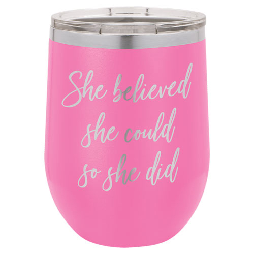 Personalized Pink Tumblers for Her