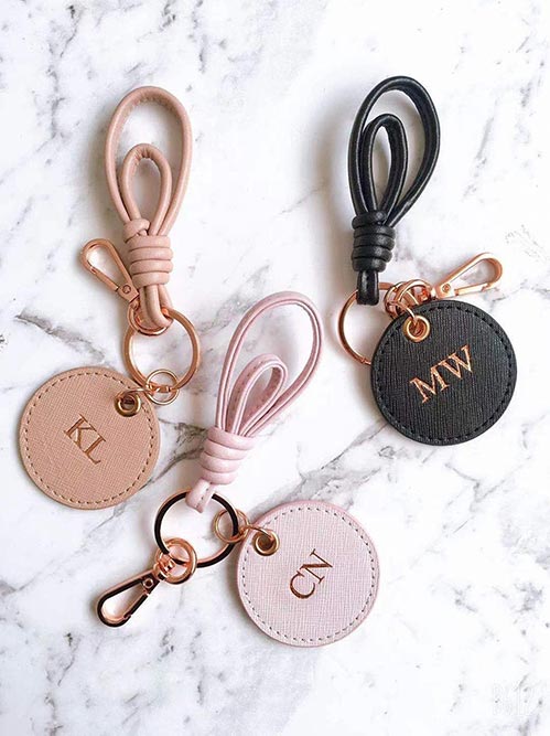 Monogrammed Keychains