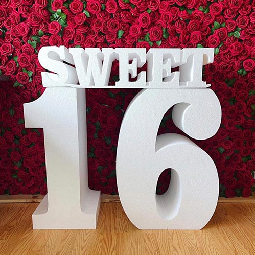 Large Sweet 16 Sign