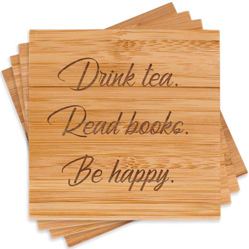 Personalized Coasters for Tea Drinkers