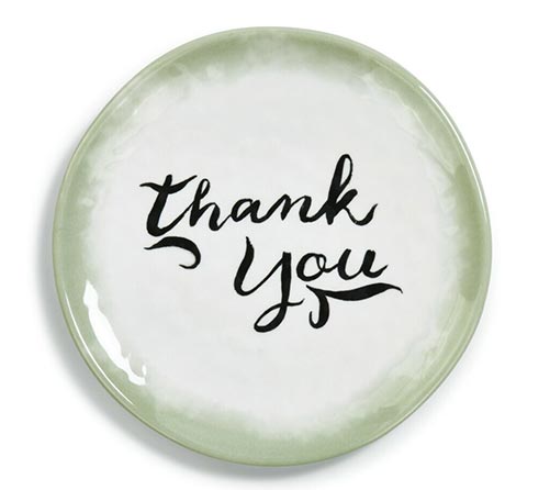 Thank You Plates