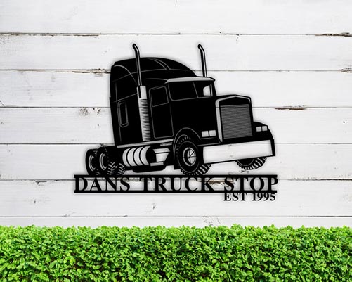 Personalized Trucker Signs