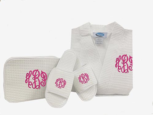 Monogrammed Slipper and Robe Set