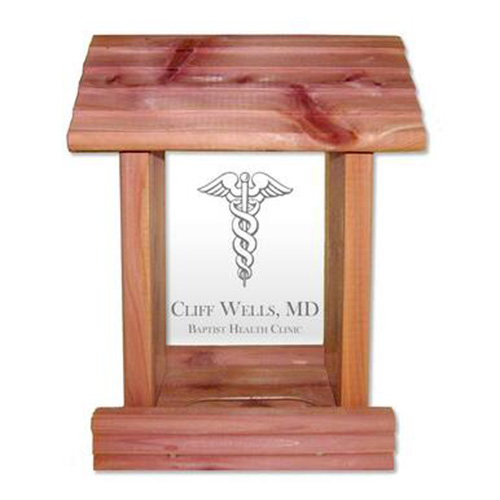 Engraved Medical Bird Feeder