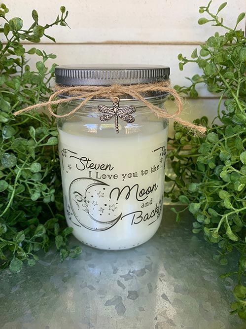 Personalized Candles for 16th Anniversary