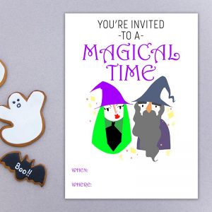 Magical Time Halloween Invite