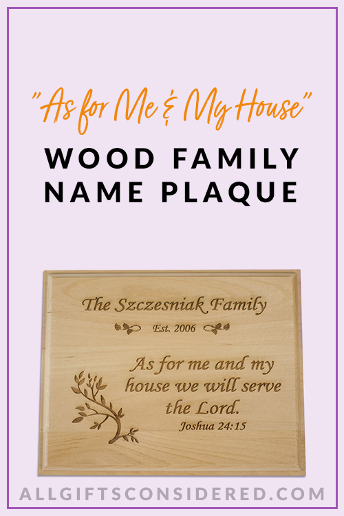 Wooden Family Plaques